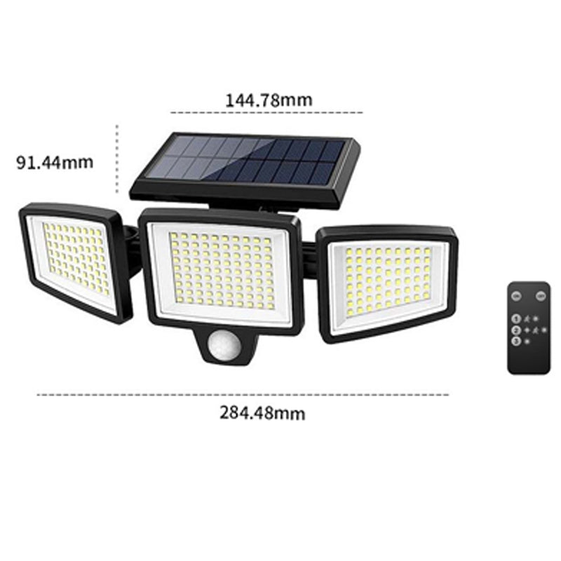 🥳2026 HOT SALE🥳💞50K+ SOLD! ☀️💡 50% OFF! Solar Outdoor Light with Remote – motion sensor, 210 LED, 3 modes, IP44 waterproof. Remote control & easy install! 🏠✅