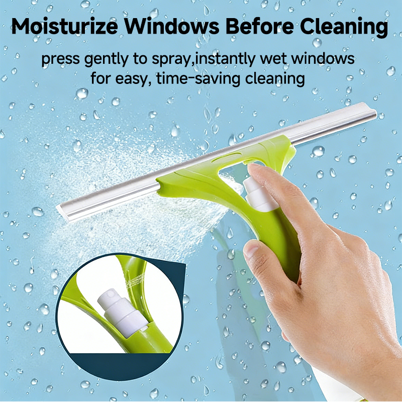 🥳2026 HOT SALE🥳💞50K+ SOLD! 🪟✨ 50% OFF! All-in-One Glass Cleaning Tool – 3-in-1 spray, scrub & squeegee, streak-free silicone blade. One-hand operation for windows, mirrors & car glass! ✅💪