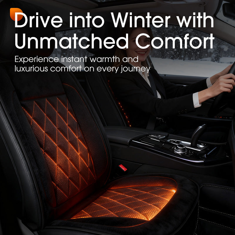 🥳2026 HOT SALE🥳💞50K+ SOLD! 🚗🔥 50% OFF! Intelligent Car Seat Heating Pad – 30-second rapid heat, full back & seat coverage, high/low settings, non-slip & flame-retardant. Cosy winter drives! 🛡️✅