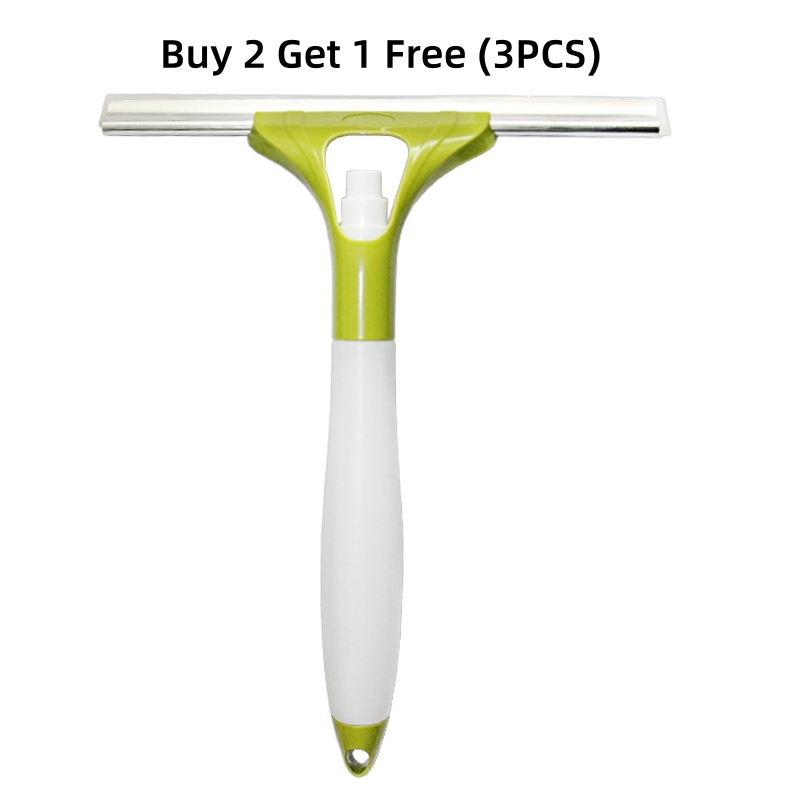 🥳2026 HOT SALE🥳💞50K+ SOLD! 🪟✨ 50% OFF! All-in-One Glass Cleaning Tool – 3-in-1 spray, scrub & squeegee, streak-free silicone blade. One-hand operation for windows, mirrors & car glass! ✅💪