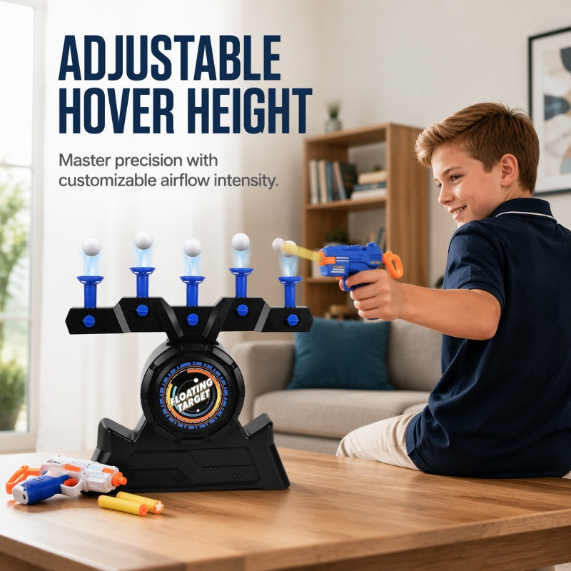 🥳2026 HOT SALE🥳💞50K+ SOLD! 🎯✨ 50% OFF! Electric Floating Ball Shooting Target – moving aim game with USB power, adjustable height & soft balls. Fun for kids & adults! 🛡️💪