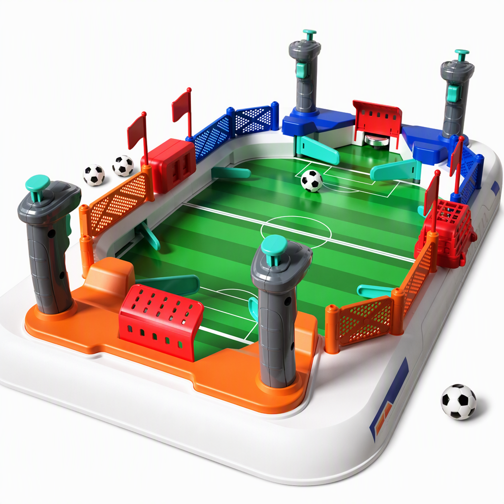 🥳2026 HOT SALE🥳💞50K+ SOLD! ⚽⏰ 50% OFF! 2-Player Tabletop Football Game – spring flippers, mechanical goal bell, durable & portable. Sharpen reflexes & family fun! 🏆✨