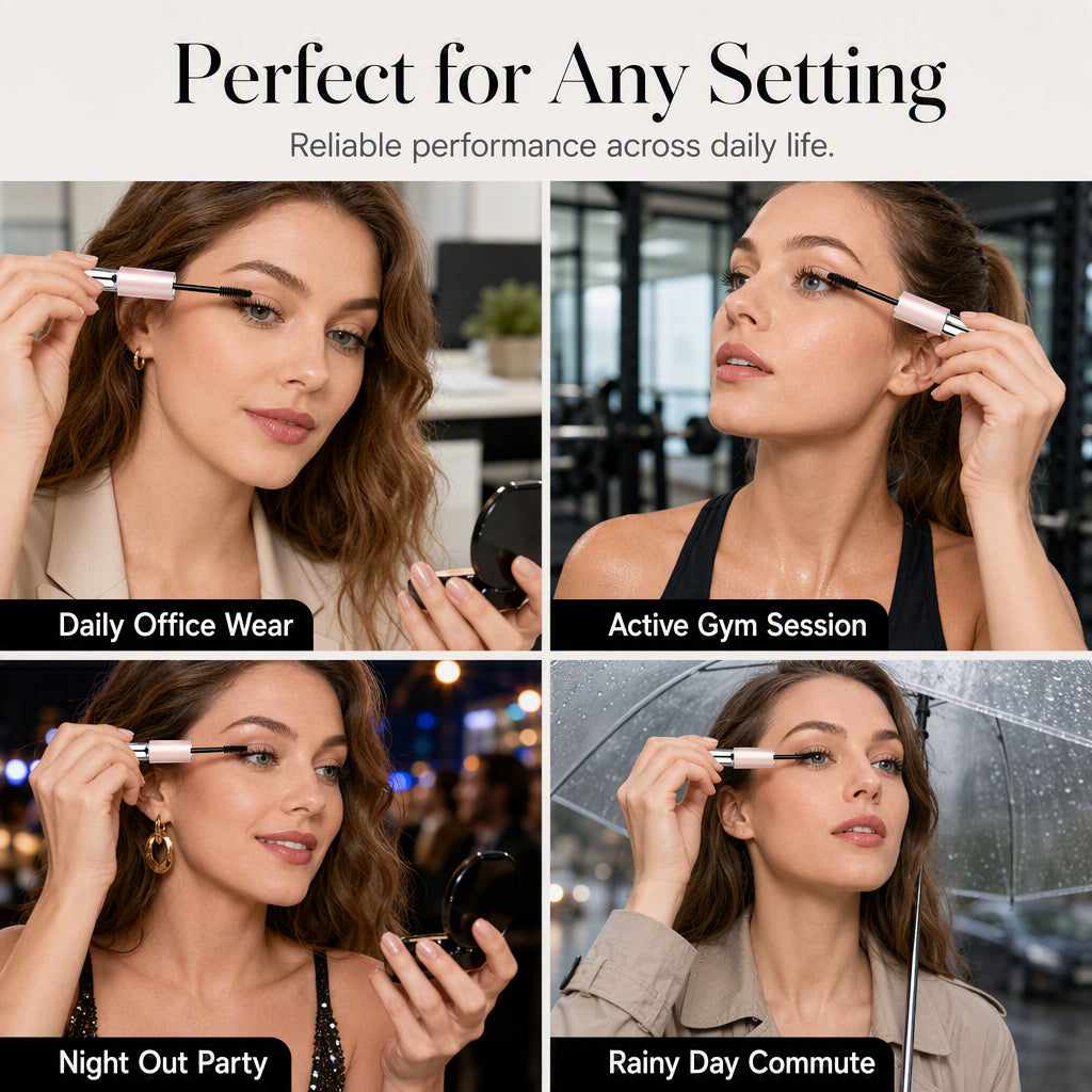 2-in -1 Long-Lasting Volumizing and Curling Mascara