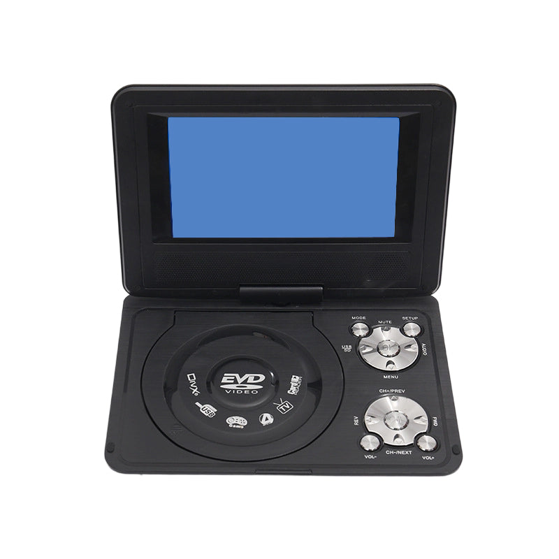 🥳2026 HOT SALE🥳💞50K+ SOLD! 📀🎮 50% OFF! Portable DVD/EVD Player with Game Function – 7" swivel screen, rechargeable battery, USB & AV out. Movies & games on the go! 🛡️✅
