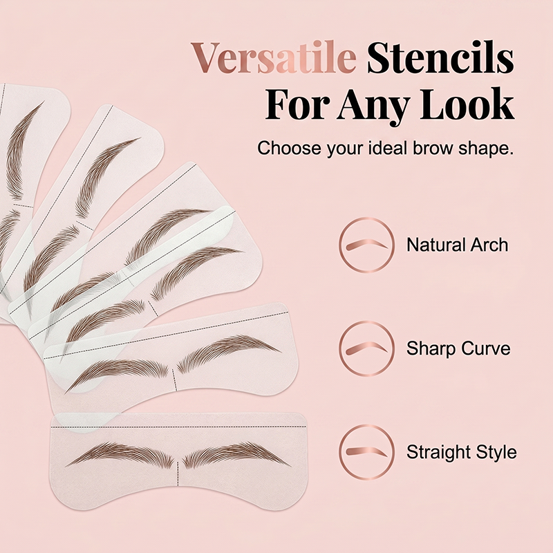 🥳2026 HOT SALE🥳💞50K+ SOLD! 🖌️✨ 50% OFF! Eyebrow Stamp Kit – perfectly symmetrical brows in seconds, smudge-proof & beginner-friendly. Neat arches without the fuss! 🛡️✅