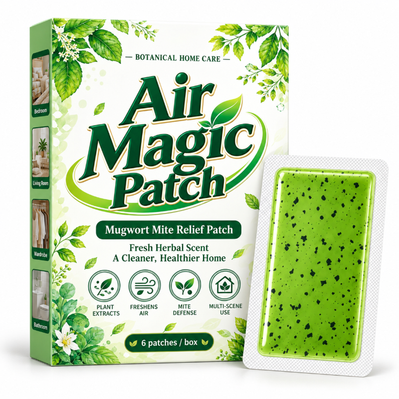 🥳2026 HOT SALE🥳💞50K+ SOLD! 🌿🛏️ 50% OFF! Mugwort Mite Relief Patch (6 Pcs) – natural plant formula, up to 60-day freshness. Place under pillow or in wardrobe for cleaner, fresher sleep! 🛡️✅
