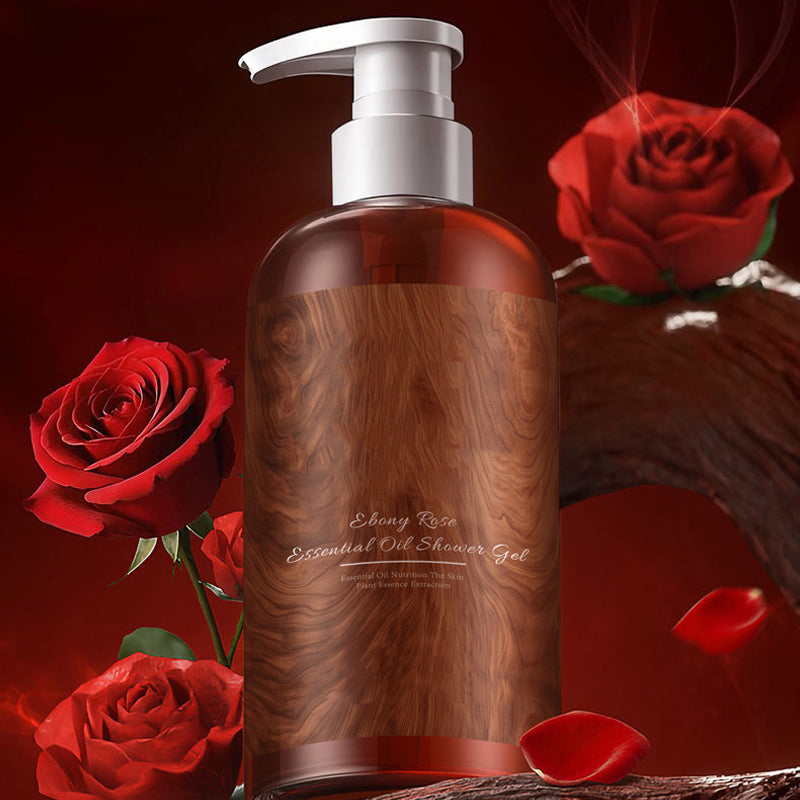 🥳2026 HOT SALE🥳💞50K+ SOLD! 🌹✨ 50% OFF! Nourishing Rose Essential Oil Shower Gel – oil-based moisture, rose & ebony essence, layered perfume scent. Gentle lather, non-greasy. 500ml! 💧💚