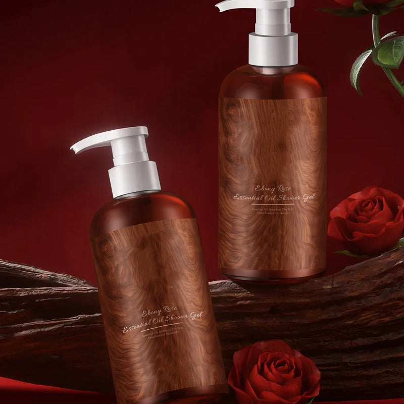 🥳2026 HOT SALE🥳💞50K+ SOLD! 🌹✨ 50% OFF! Nourishing Rose Essential Oil Shower Gel – oil-based moisture, rose & ebony essence, layered perfume scent. Gentle lather, non-greasy. 500ml! 💧💚