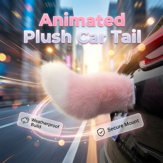 🥳2026 HOT SALE🥳💞50K+ SOLD! 🚗✨ 50% OFF! Remote Control Electric Car Tail – animated plush design, voice & remote control, Type-C rechargeable, weatherproof. Stand out on every drive! 🛡️💪