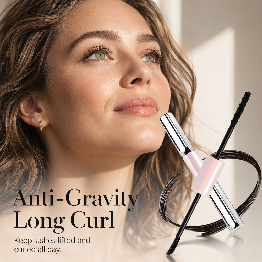 🥳2026 HOT SALE🥳💞50K+ SOLD! 💄👁️ 50% OFF! Double-Ended Waterproof Volumizing Mascara – 2mm precision brush, bionic fibers & 24H waterproof. No clumps, no smudges – perfect for gym & office! ✨🛡️