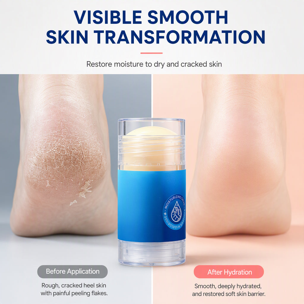 🥳2026 HOT SALE🥳💞50K+ SOLD! 💧🧴 Moisturizing Petroleum Jelly Stick – squalane & hyaluronic acid, hands-free glide-on, heals dry hands & feet. Peach & orange scents! ✨💚