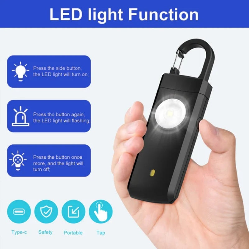 🥳2026 HOT SALE🥳💞50K+ SOLD! 🚨🔊 50% OFF! 130dB Flashing Loud Siren Alarm – emergency security with flashing light & powerful siren. Keep your home, office & loved ones safe! 🛡️💪