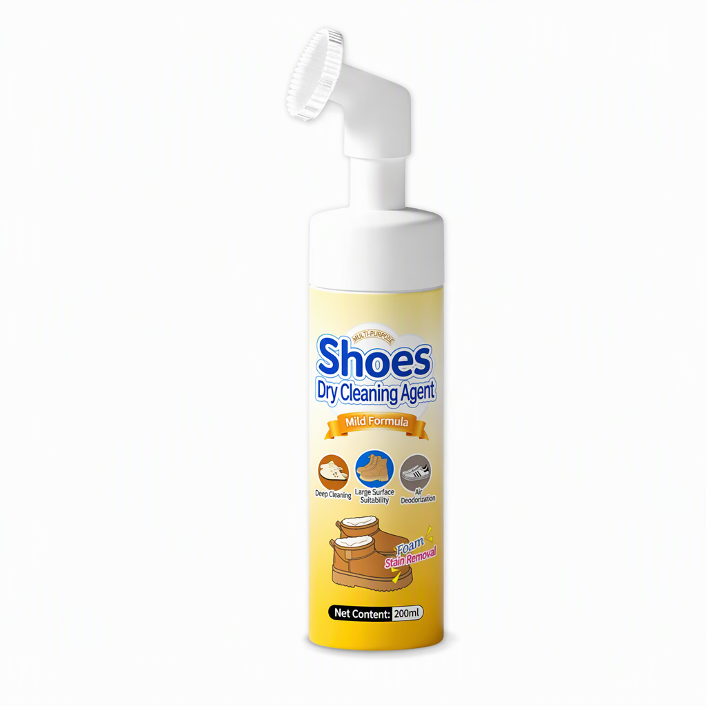 🥳2026 HOT SALE🥳💞50K+ SOLD! 👟🧼 50% OFF! Suede & Nubuck Dry Cleaner – waterless foam removes oil stains, built-in silicone brush protects fibers. Restore shoes & snow boots instantly! 🛡️✅
