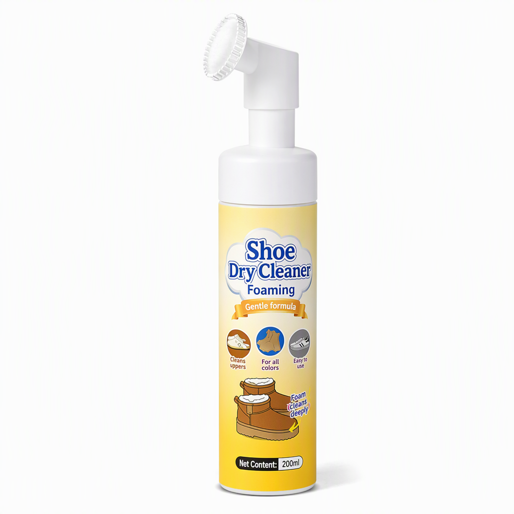 🥳2026 HOT SALE🥳💞50K+ SOLD! 👟🧼 50% OFF! Suede & Nubuck Dry Cleaner – waterless foam removes oil stains, built-in silicone brush protects fibers. Restore shoes & snow boots instantly! 🛡️✅