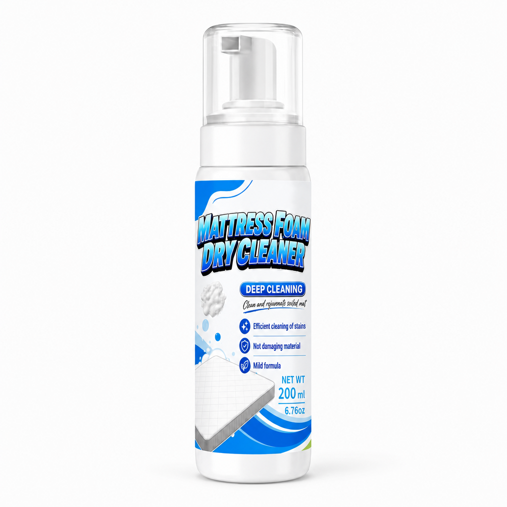 🥳2026 HOT SALE🥳💞50K+ SOLD! 🛏️🧼 50% OFF! No-Rinse Mattress Foam Cleaner – waterless dry foam lifts stains & odours from mattress, sofa & car seats. pH-neutral, quick-dry, no damp spots! 🛡️✅