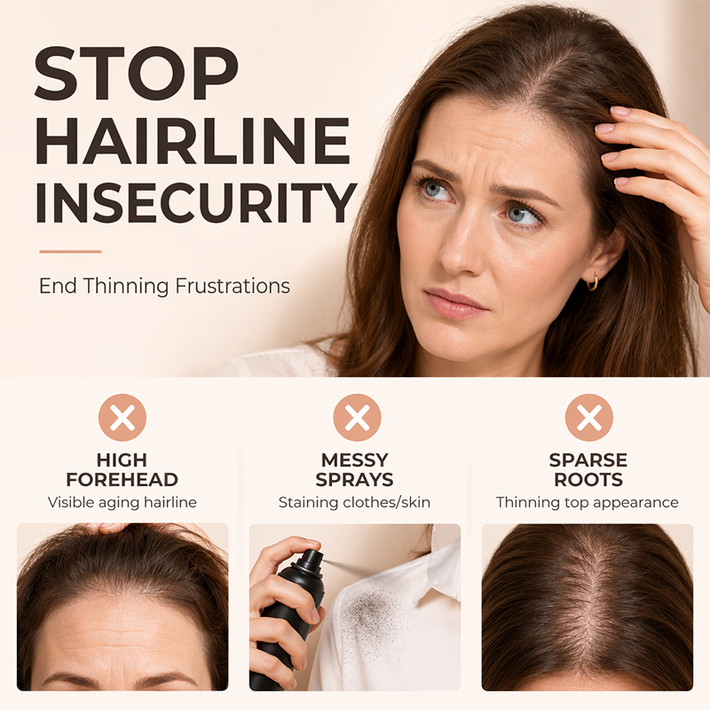 🥳2026 HOT SALE🥳💞50K+ SOLD! 💇✨ 50% OFF! Instant Hair Shadow Powder Stick – sponge applicator fills thinning hairline, matte finish, all-day wear. Look fuller instantly! 🛡️💪