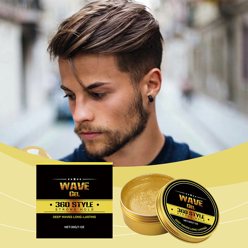 🥳2026 HOT SALE🥳💞50K+ SOLD! 💪🌊 50% OFF! Men's Strong Hold Wave Styling Gel – strong hold, natural finish, no stiffness. Quick styling for work or weekend! ✨✅