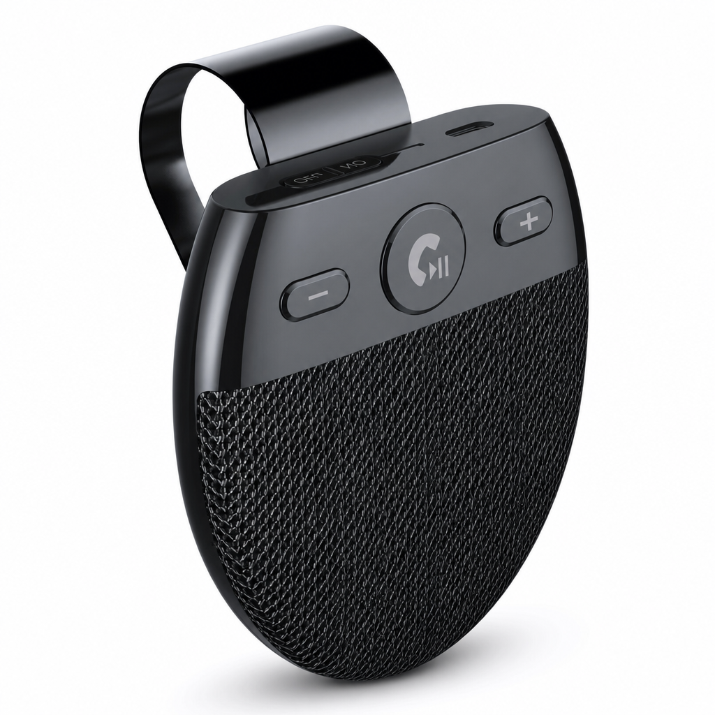 🥳2026 HOT SALE🥳💞50K+ SOLD! 🚗📞 50% OFF! SP11 Car Sun Visor Bluetooth Speakerphone – vibration auto power-on, dual device connection, A2DP, caller ID. Hands-free calls & safer driving! 🛡️✅