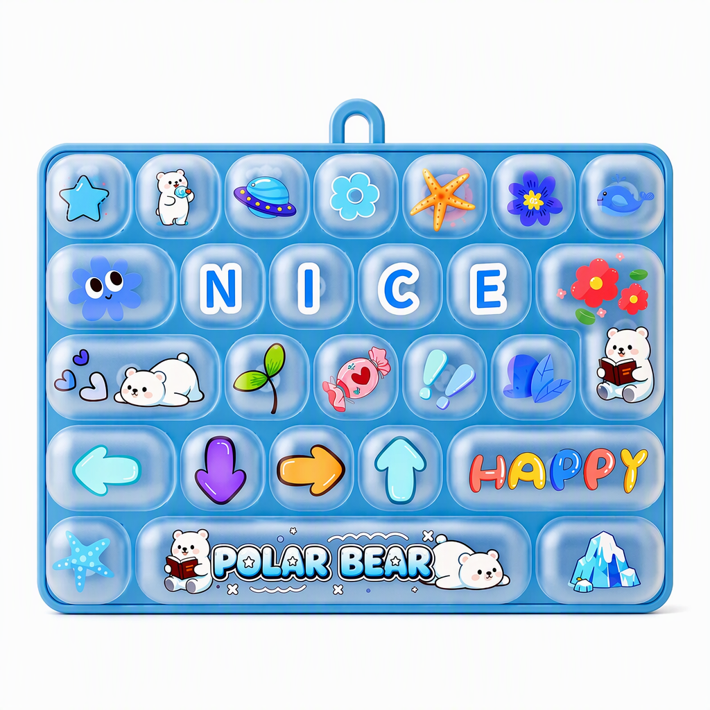 🥳2026 HOT SALE🥳💞50K+ SOLD! ⌨️🐾 50% OFF! Cute Animal 26-Key Mechanical Keyboard Fidget Keychain – tactile stress relief, spring-back keys, portable & durable. Fun for kids & adults! 🛡️💪