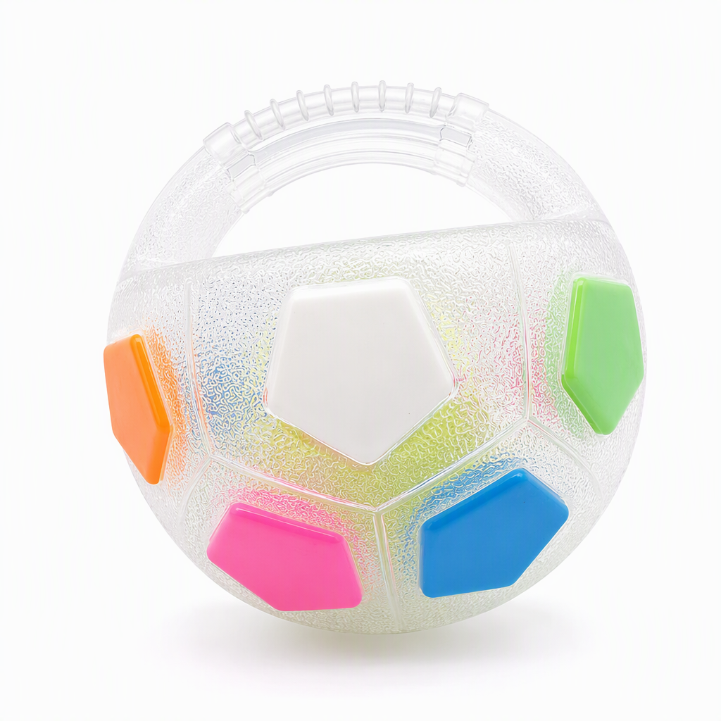 🥳2026 HOT SALE🥳💞50K+ SOLD! 🐶⚽ 50% OFF! Interactive Dog Soccer Ball with Grab Tabs – tough rubber, dual-layer design, reinforced handle for tug & fetch. Durable & safe! 🛡️💪
