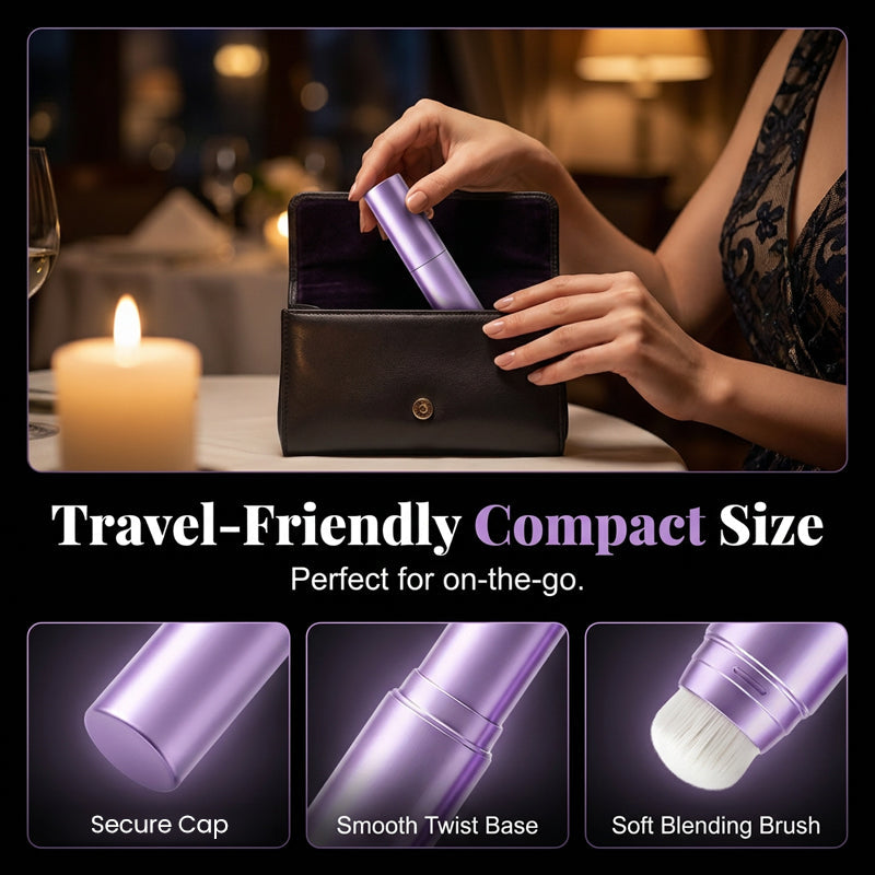 🥳2026 HOT SALE🥳💞50K+ SOLD! 💄✨ 50% OFF! 2-in-1 Color Changing Foundation Stick – built-in brush, full coverage, long-lasting & portable. Flawless skin anywhere! 🛡️✅