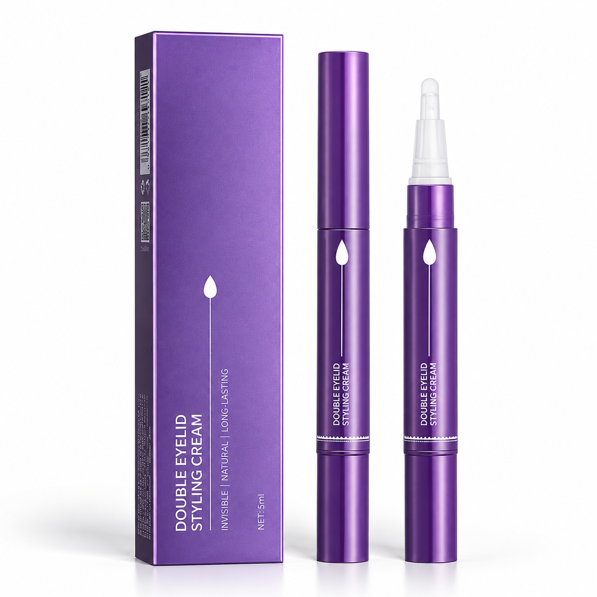 🥳2026 HOT SALE🥳💞50K+ SOLD! 👁️✨ 50% OFF! Invisible Double Eyelid Styling Cream Pen – transparent natural finish, 24-hour hold, gentle botanical formula. Quick 30-second application! 🛡️✅
