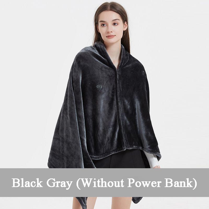 🥳2026 HOT SALE🥳💞50K+ SOLD! ❄️🧣 50% OFF! Heated Shawl Blanket with Zipper – ultra-soft flannel, fast 45-65°C heating, 3 gears & 9 heating zones. Wear as shawl or throw – cosy anywhere! 🔥🛡️