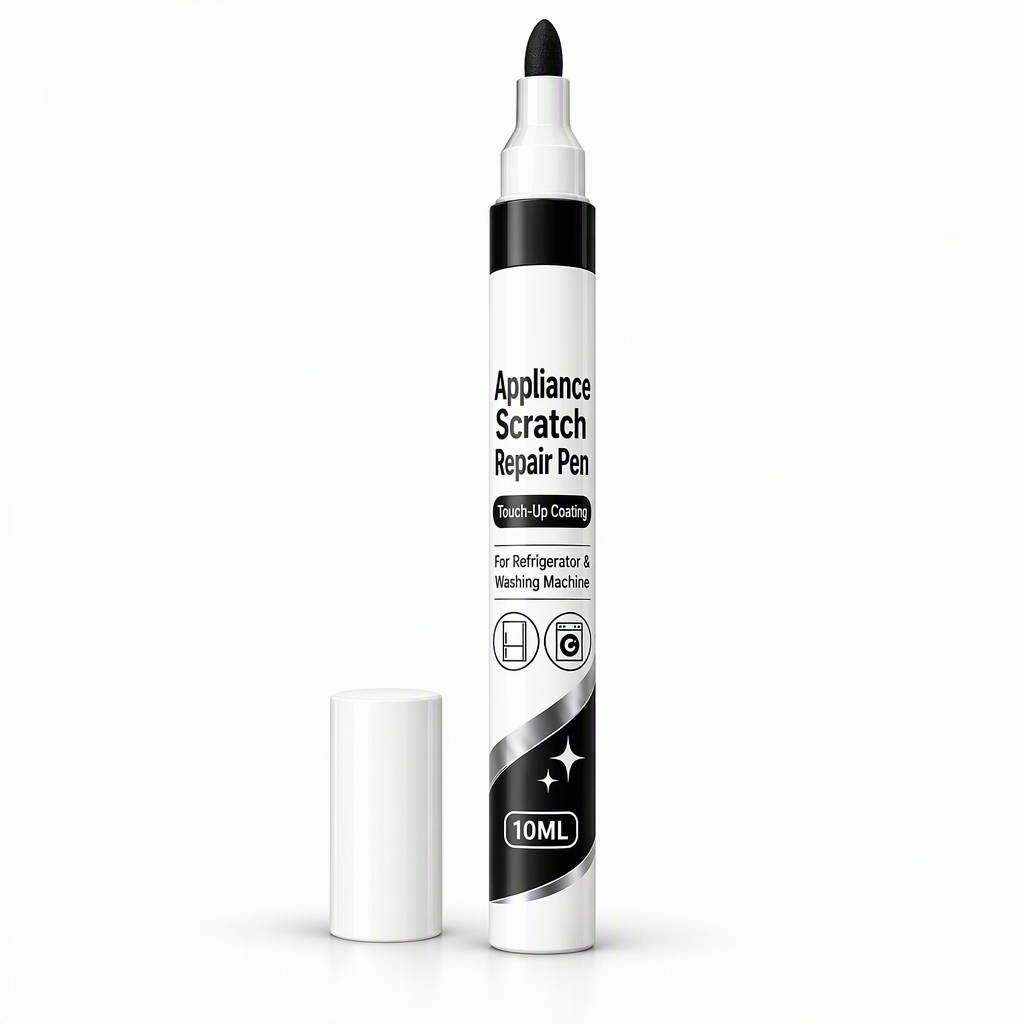 🥳2026 HOT SALE🥳💞50K+ SOLD! 🧊🖊️ 50% OFF! Appliance Scratch Repair Pen – quick-dry formula hides scratches on fridges & washing machines. Black or white, easy 3-step fix! 🛡️✅