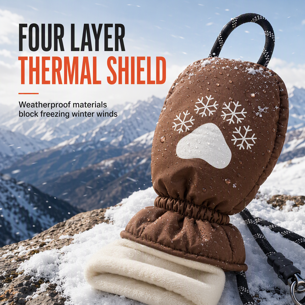 🥳2026 HOT SALE🥳💞50K+ SOLD! 🐕🧤 50% OFF! Winter Dog Leash with Warm Glove – 4-layer thermal shield, waterproof & slip-free grip. Keep hands warm on freezing walks! 🛡️✅