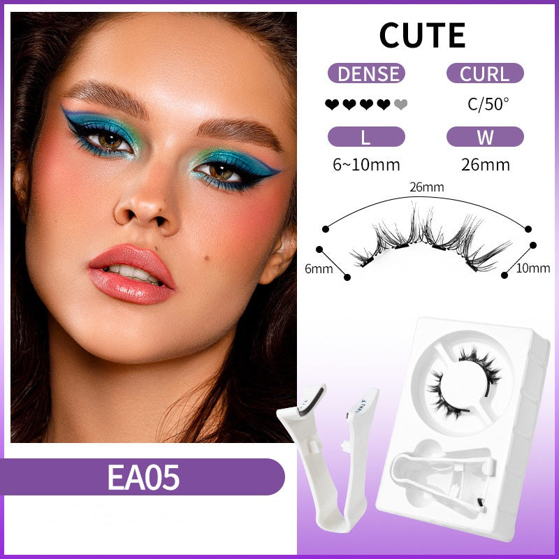 🥳2026 HOT SALE🥳💞50K+ SOLD! 👀✨ 50% OFF! Reusable Magnetic Eyelashes with Applicator – no glue, feather-light C-curl & built-in eyeliner effect. Flawless lashes in seconds! 💖✅