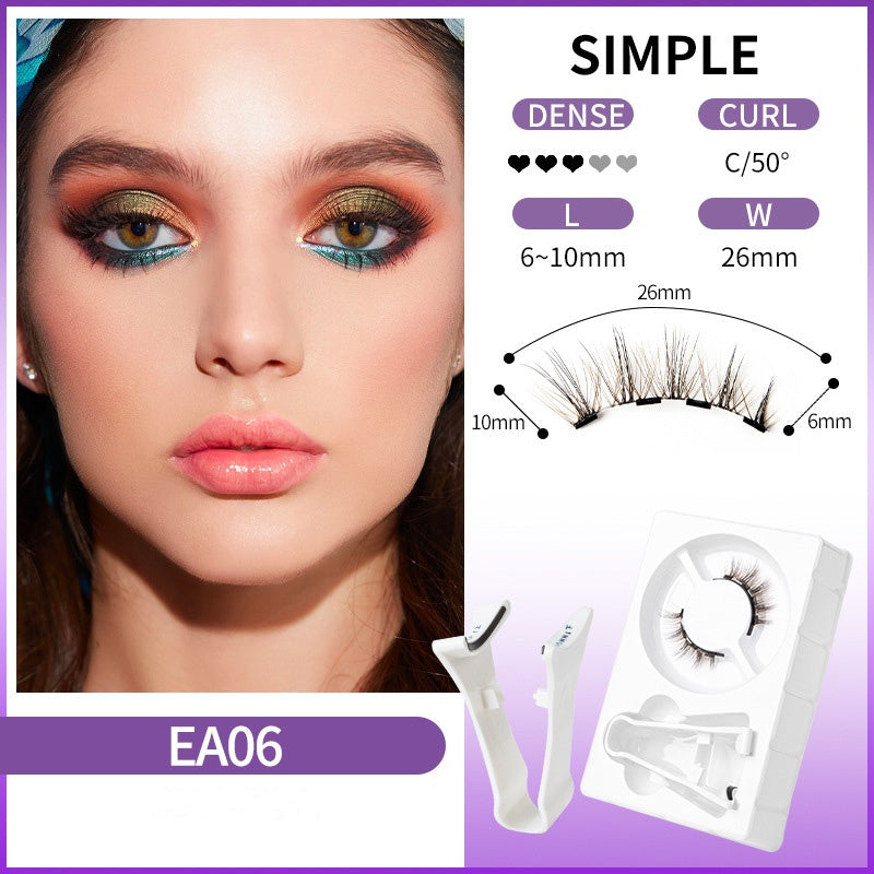 🥳2026 HOT SALE🥳💞50K+ SOLD! 👀✨ 50% OFF! Reusable Magnetic Eyelashes with Applicator – no glue, feather-light C-curl & built-in eyeliner effect. Flawless lashes in seconds! 💖✅