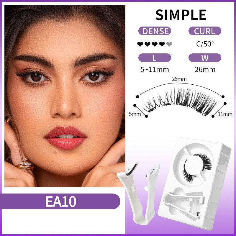 🥳2026 HOT SALE🥳💞50K+ SOLD! 👀✨ 50% OFF! Reusable Magnetic Eyelashes with Applicator – no glue, feather-light C-curl & built-in eyeliner effect. Flawless lashes in seconds! 💖✅