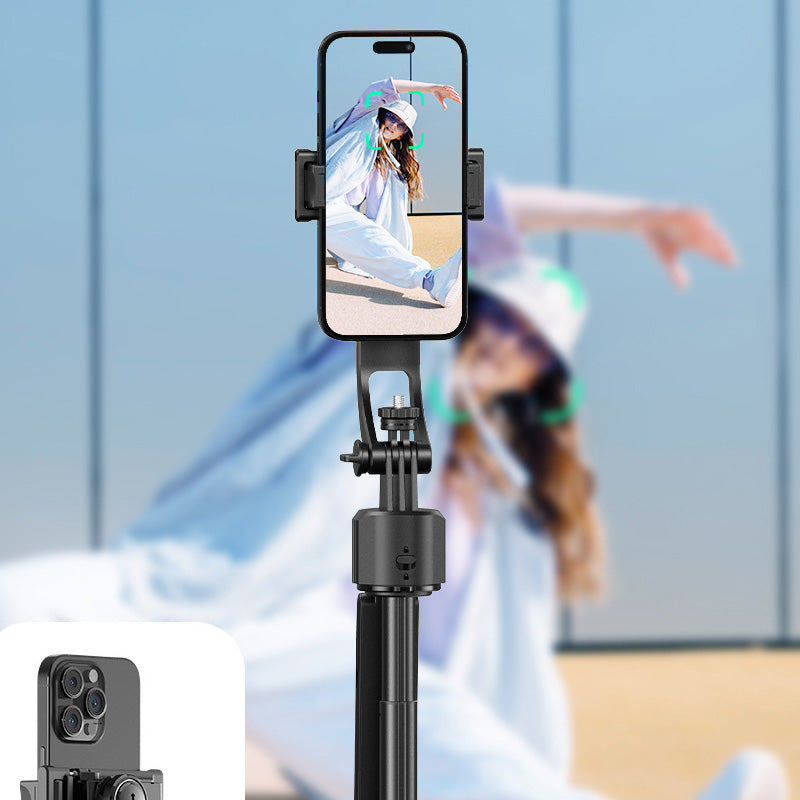 🥳2026 HOT SALE🥳💞50K+ SOLD! 📱🎥 50% OFF! AI Smart Tracking Gimbal Tripod – 360° rotation, reinforced quadpod & remote control. Hands-free stable videos anywhere! 🛡️✅