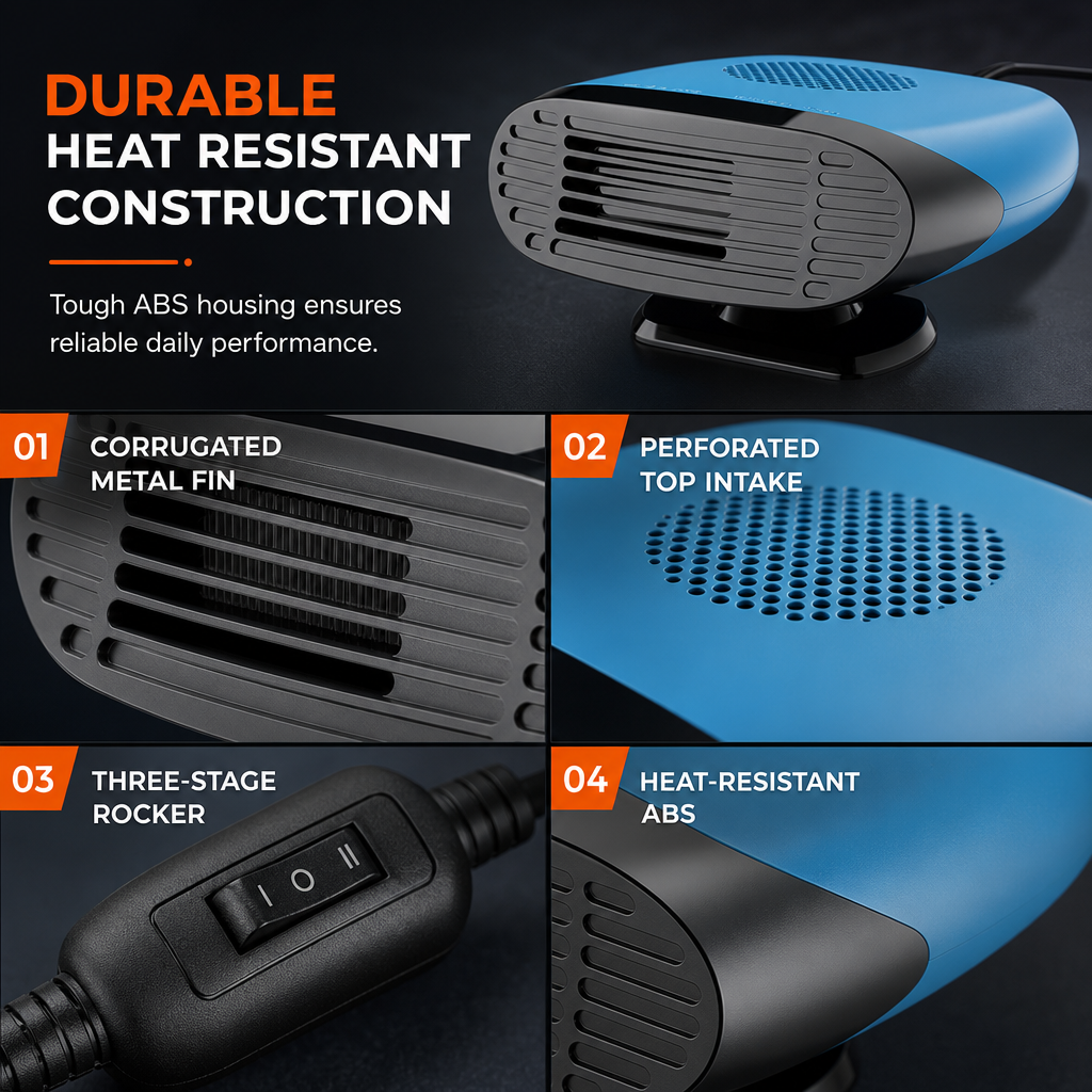 🥳2026 HOT SALE🥳💞50K+ SOLD! 🚗🔥 50% OFF! Mini 12V Car Defroster Fan – directed warm airflow clears windshield frost & fog fast. Swivel base, plug-and-play, safer winter driving! 🛡️✅