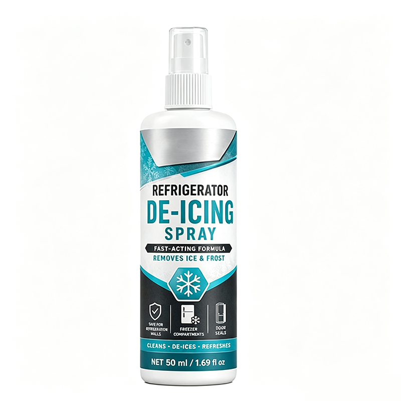 🥳2026 HOT SALE🥳💞50K+ SOLD! 🧊🧼 50% OFF! Refrigerator De-Icing Spray – dissolves thick frost fast, freshens freezer air & reaches tight corners. Includes scraper & towel, no more hard scraping! 🛡️✅