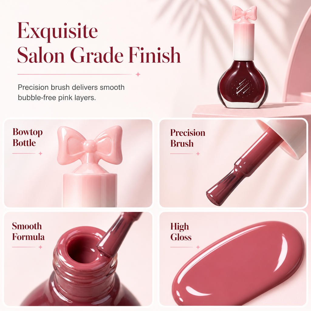 🥳2026 HOT SALE🥳💞50K+ SOLD! 💅✨ 50% OFF! Quick-Dry Waterproof Nail Polish – fast air-dry, chip-free glossy pink, salon-grade finish. Elegant nails every day! 💖✅