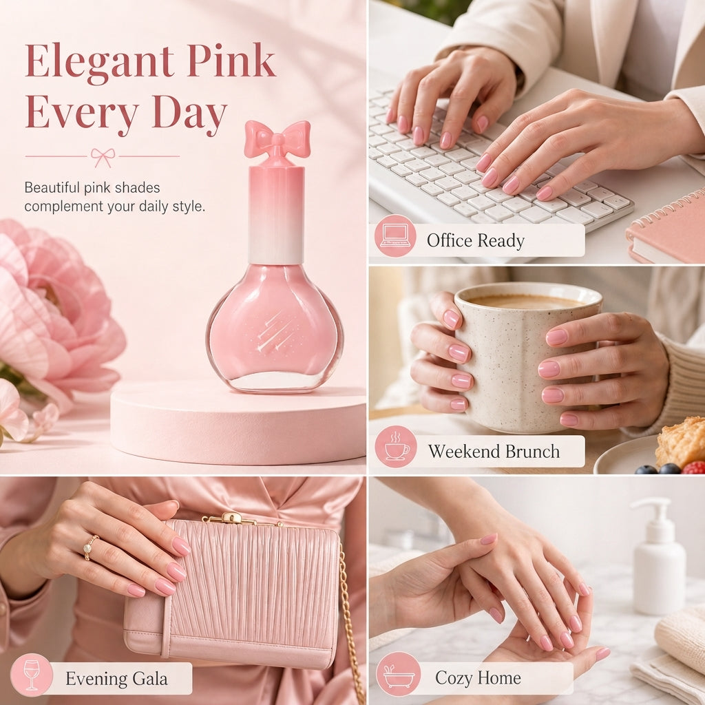 🥳2026 HOT SALE🥳💞50K+ SOLD! 💅✨ 50% OFF! Quick-Dry Waterproof Nail Polish – fast air-dry, chip-free glossy pink, salon-grade finish. Elegant nails every day! 💖✅