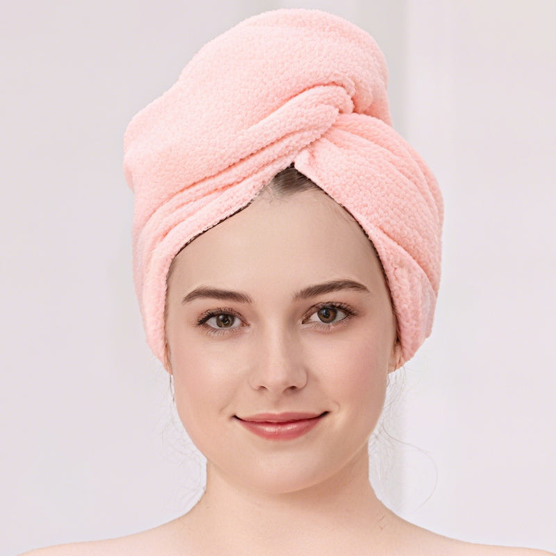 🥳2026 HOT SALE🥳💞50K+ SOLD! 🛁👗 50% OFF! Plus Size Towel Wrap Robe Set with Drying Cap – ultra-soft warm fabric, chic bow & secure fit. Cosy, absorbent post-bath comfort! ✨💪