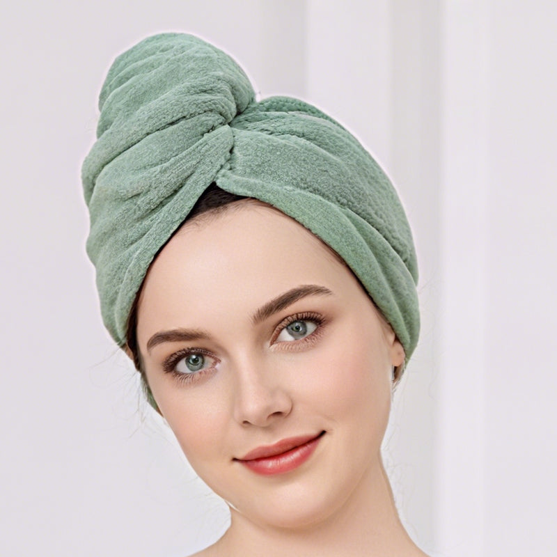 🥳2026 HOT SALE🥳💞50K+ SOLD! 🛁👗 50% OFF! Plus Size Towel Wrap Robe Set with Drying Cap – ultra-soft warm fabric, chic bow & secure fit. Cosy, absorbent post-bath comfort! ✨💪