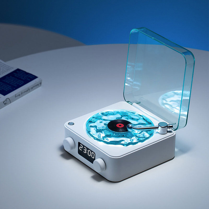 🥳2026 HOT SALE🥳💞50K+ SOLD! 🎶🌙 50% OFF! Retro Record Player Bluetooth Stereo & Sleep Aid – soothing natural sounds, 360° surround & romantic lights. Relax and sleep better! ✨💚