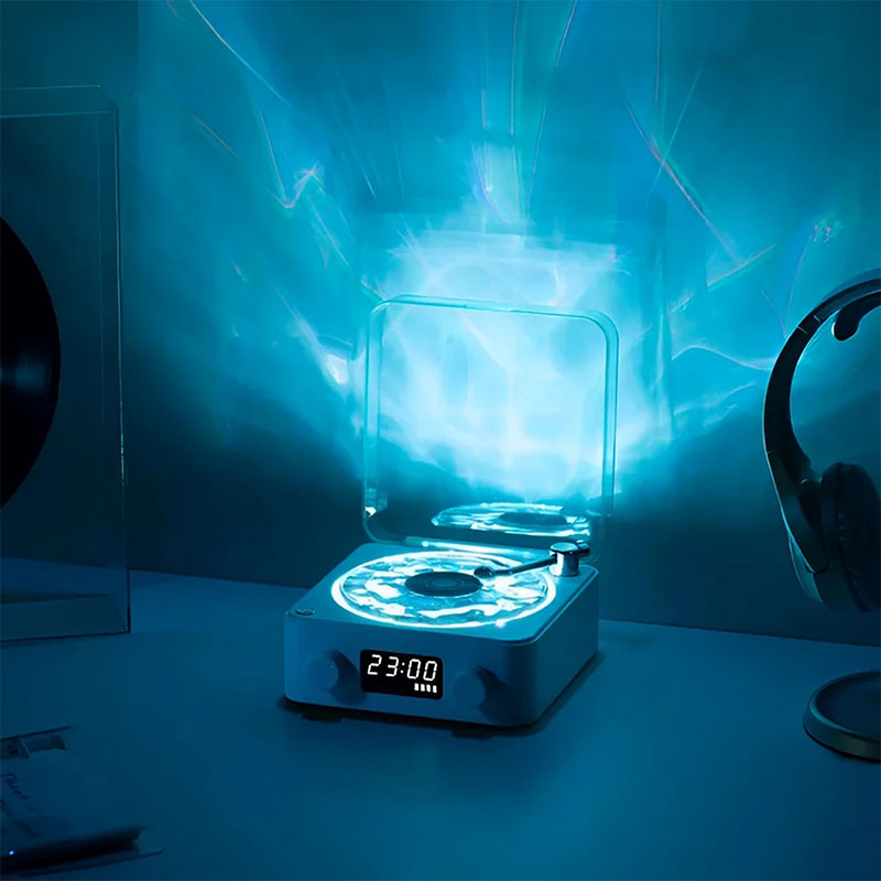🥳2026 HOT SALE🥳💞50K+ SOLD! 🎶🌙 50% OFF! Retro Record Player Bluetooth Stereo & Sleep Aid – soothing natural sounds, 360° surround & romantic lights. Relax and sleep better! ✨💚