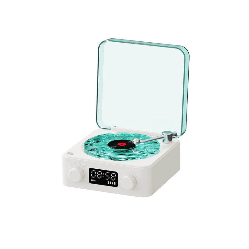 🥳2026 HOT SALE🥳💞50K+ SOLD! 🎶🌙 50% OFF! Retro Record Player Bluetooth Stereo & Sleep Aid – soothing natural sounds, 360° surround & romantic lights. Relax and sleep better! ✨💚
