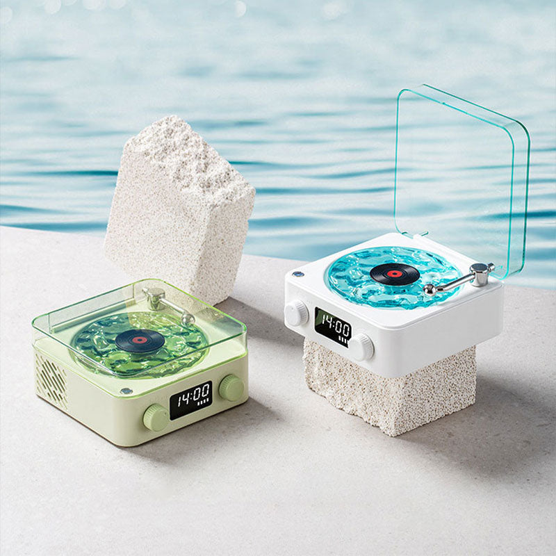 🥳2026 HOT SALE🥳💞50K+ SOLD! 🎶🌙 50% OFF! Retro Record Player Bluetooth Stereo & Sleep Aid – soothing natural sounds, 360° surround & romantic lights. Relax and sleep better! ✨💚