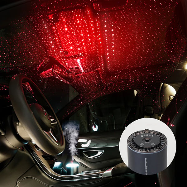 🥳2026 HOT SALE🥳💞50K+ SOLD! 🚗✨ 50% OFF! Car Aromatherapy Star Light – intelligent induction, auto start/stop, 4 spray modes. Create a starry sky & fresh atmosphere in your car! 🌌💚