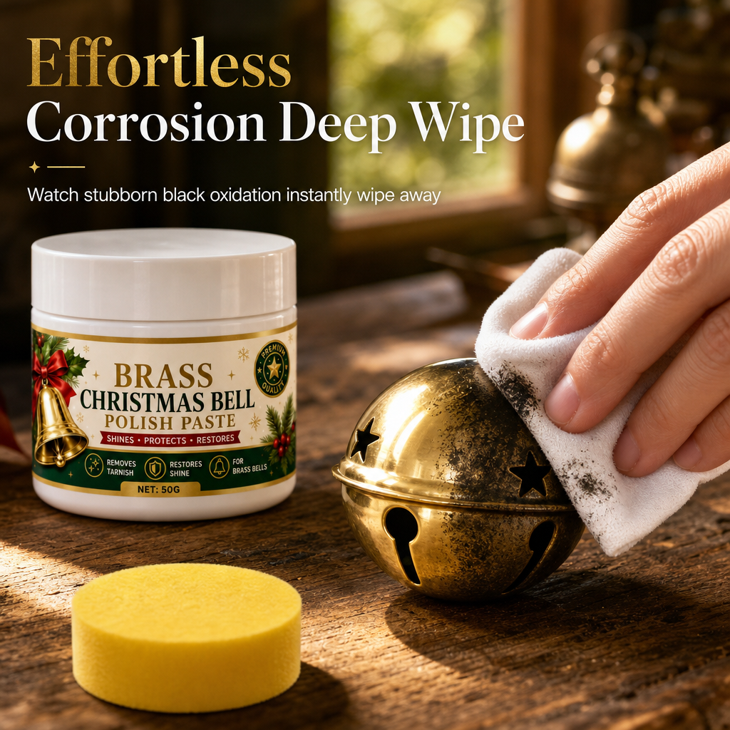 🥳2026 HOT SALE🥳💞50K+ SOLD! 🔔✨ 50% OFF! Brass & Copper Polish Cream – removes tarnish & oxidation, restores golden shine with anti-tarnish protection. For bells, instruments & décor! 🛡️💪