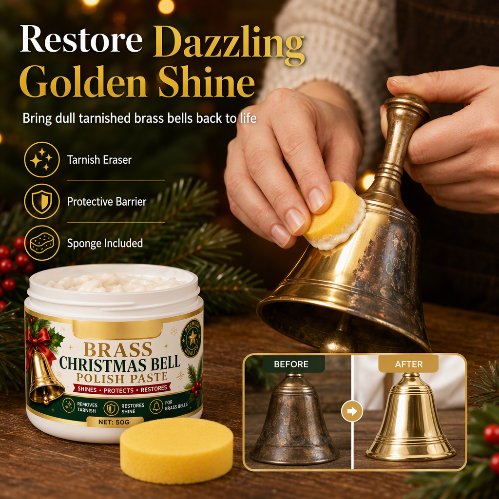 🥳2026 HOT SALE🥳💞50K+ SOLD! 🔔✨ 50% OFF! Brass & Copper Polish Cream – removes tarnish & oxidation, restores golden shine with anti-tarnish protection. For bells, instruments & décor! 🛡️💪