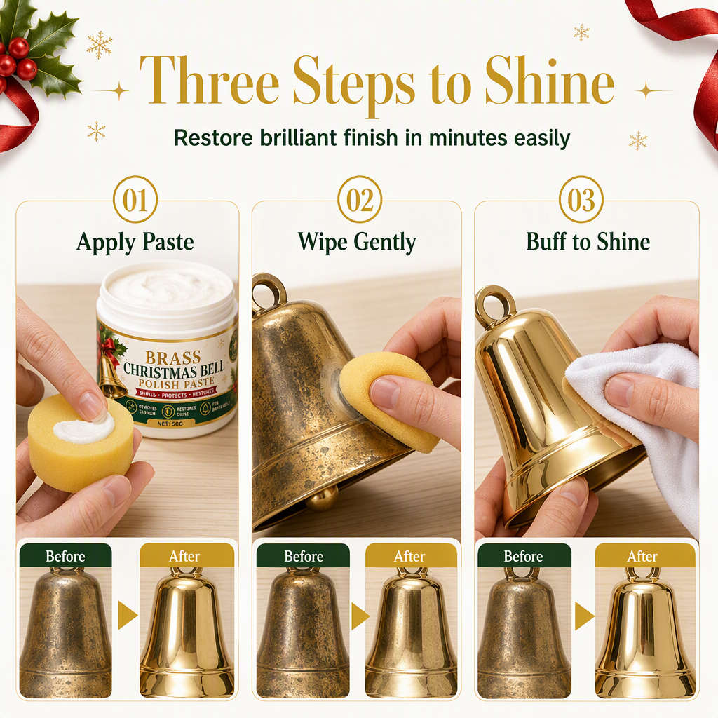 🥳2026 HOT SALE🥳💞50K+ SOLD! 🔔✨ 50% OFF! Brass & Copper Polish Cream – removes tarnish & oxidation, restores golden shine with anti-tarnish protection. For bells, instruments & décor! 🛡️💪