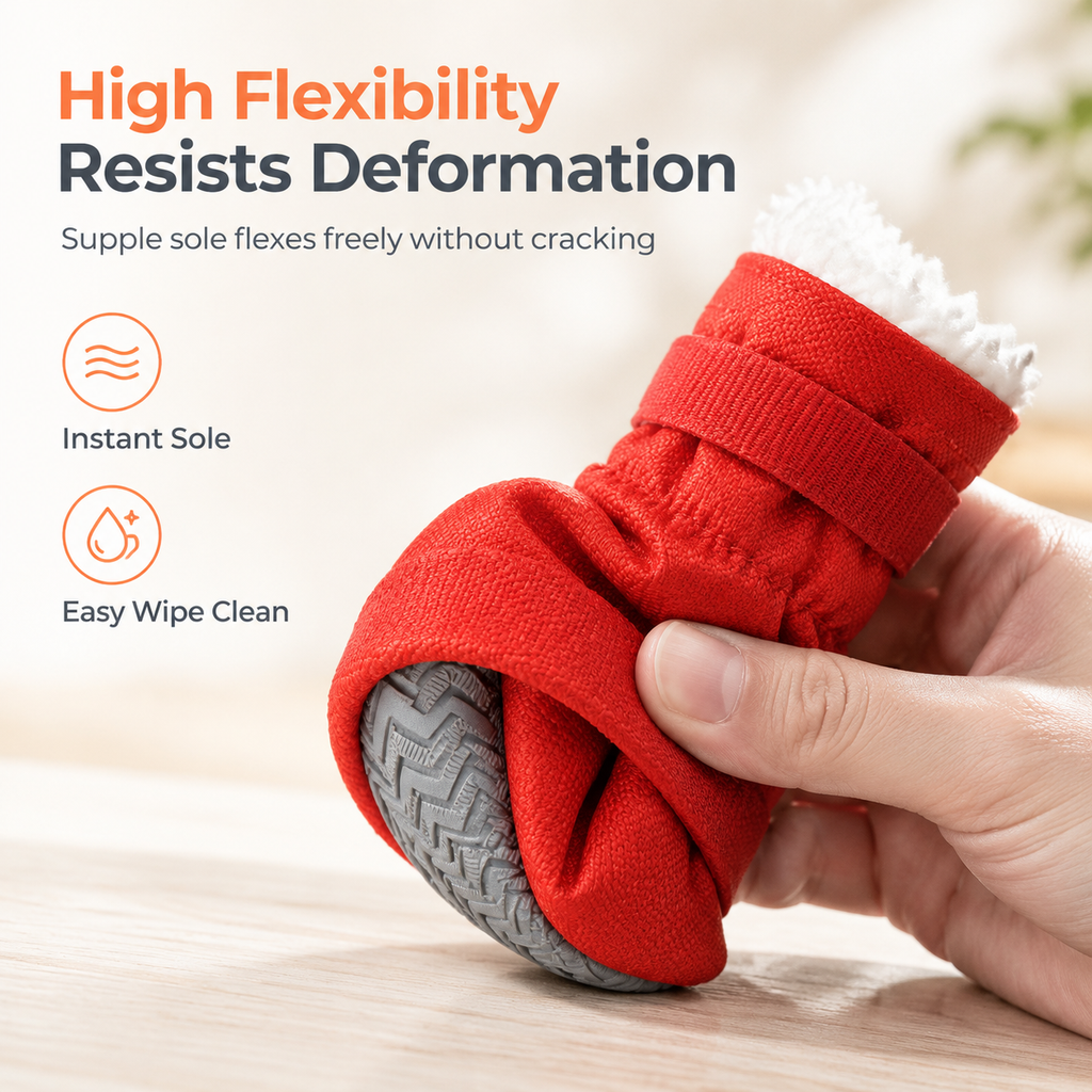 🥳2026 HOT SALE🥳💞50K+ SOLD! 🐕❄️ 50% OFF! Winter Warm Waterproof Dog Boots – plush lining, non-slip rubber soles & water-resistant shell. Keep paws warm & safe on winter walks! 🛡️✅