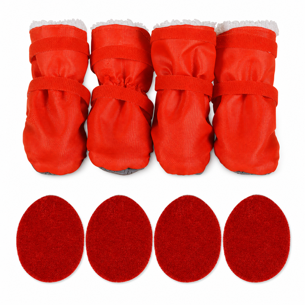 🥳2026 HOT SALE🥳💞50K+ SOLD! 🐕❄️ 50% OFF! Winter Warm Waterproof Dog Boots – plush lining, non-slip rubber soles & water-resistant shell. Keep paws warm & safe on winter walks! 🛡️✅