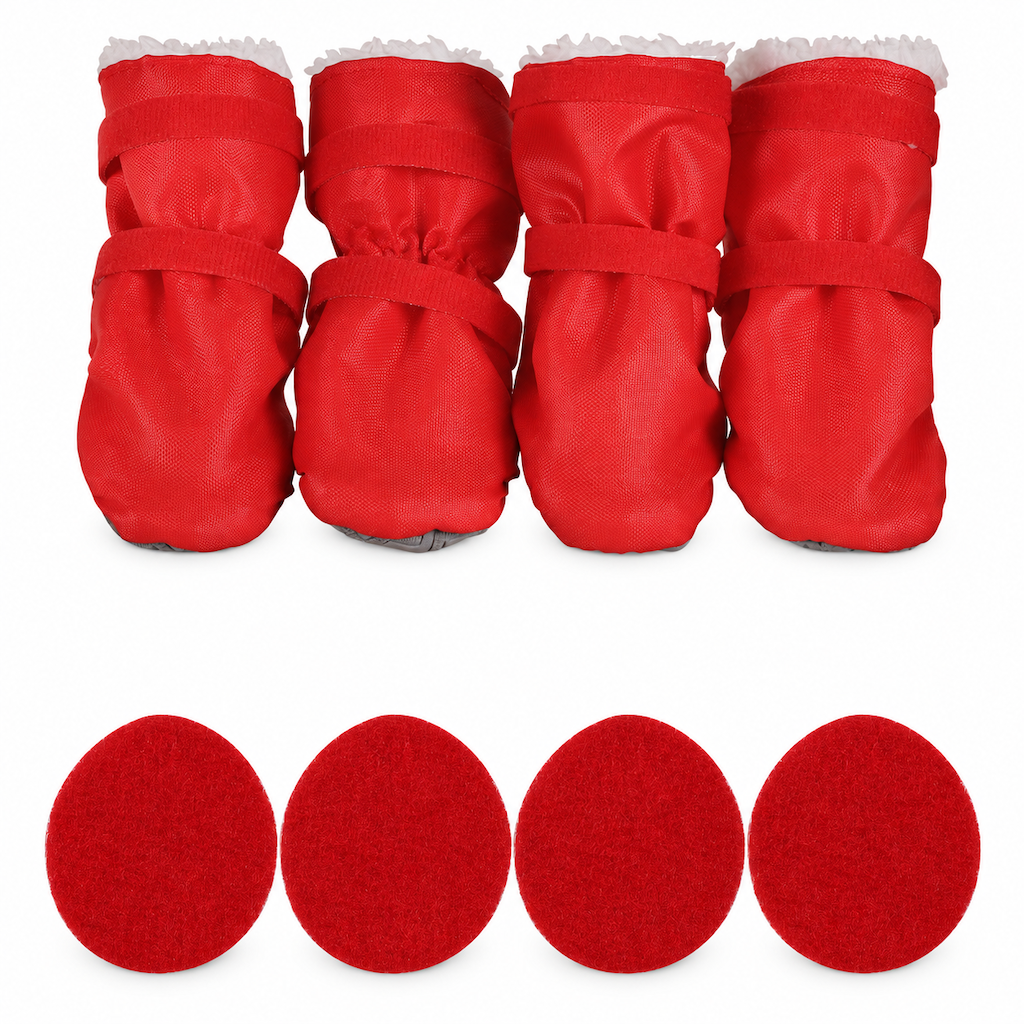 🥳2026 HOT SALE🥳💞50K+ SOLD! 🐕❄️ 50% OFF! Winter Warm Waterproof Dog Boots – plush lining, non-slip rubber soles & water-resistant shell. Keep paws warm & safe on winter walks! 🛡️✅